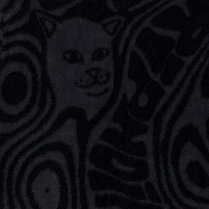 RIPNDIP Hypnotic Open Front Crop Top (Black)