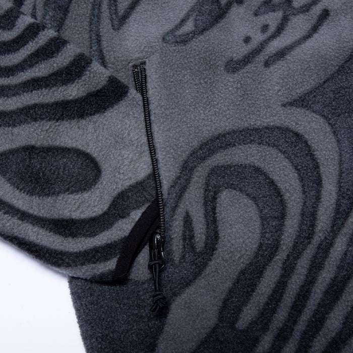RIPNDIP Hypnotic Polar Fleece Jacket (Black)