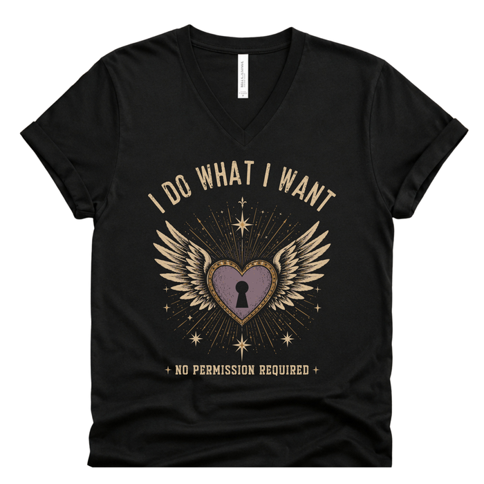 I Do What I Want Rocker Tank or Tee