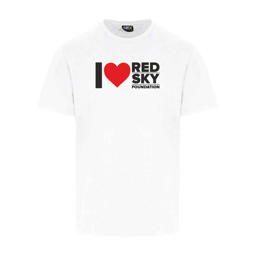 I ❤️ Red Sky t-shirt in white