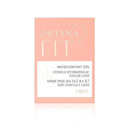 i-Sha Oriana Fit Royal Grey Colored Contacts Circle Lenses - EyeCandys