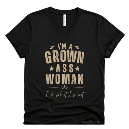 I'm A Grown Ass Woman Rocker Tank or Tee