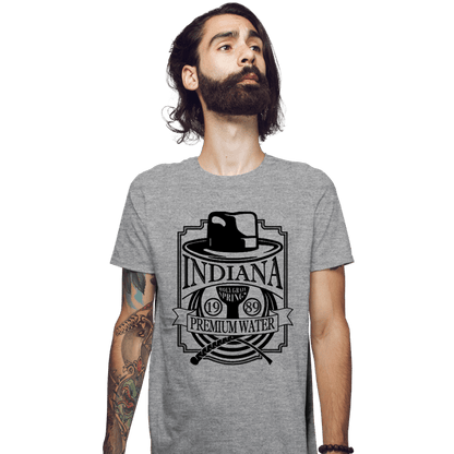 Daily_Deal_Shirts Fitted Shirts, Mens / Small / Sports Grey Indiana Water