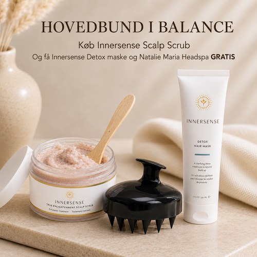 Innersense - sund hovedbund GRATIS Headspa og Detox maske