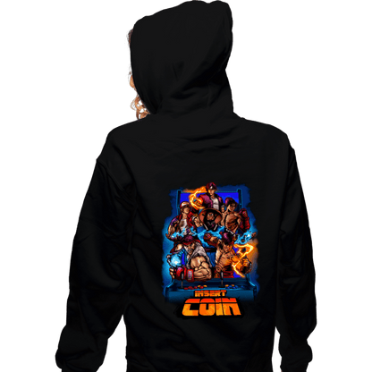 Zippered Hoodies, Unisex / Small / Black