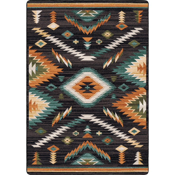 Image of an area rug, Interlaced Horizon - Gem