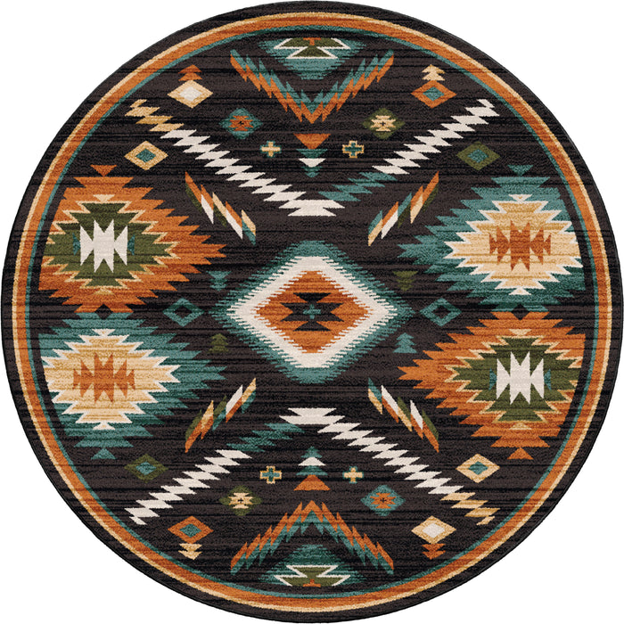 Image of an area rug, Interlaced Horizon - Gem