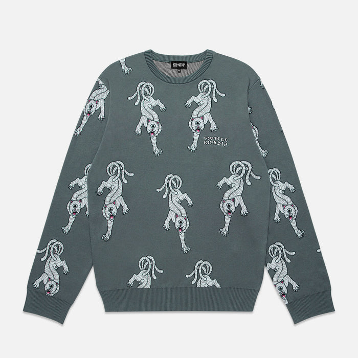 RIPNDIP Isobu Nerm Knit Sweater (Grey)
