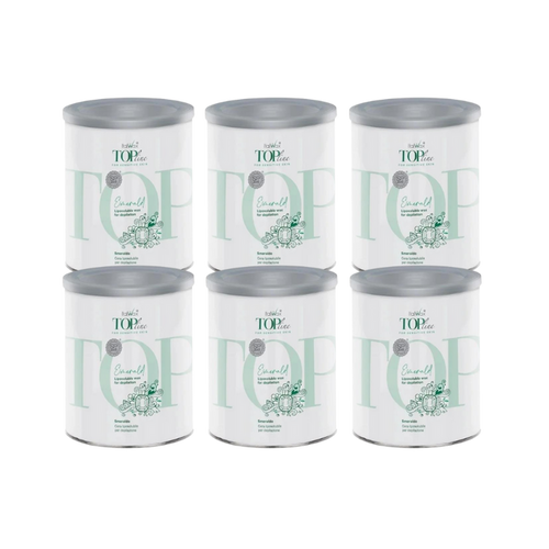 Italwax - Strip Wax Top Line Emerald, 6 x 800ml