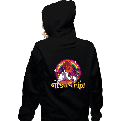 Zippered Hoodies, Unisex / Small / Black