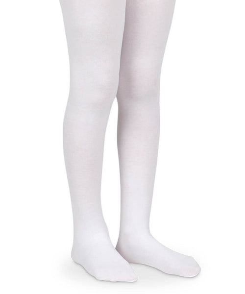 Jefferies Organic Thick Cotton Tights-White