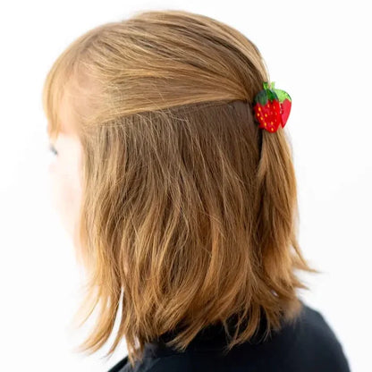 Mini Strawberry Claw Clip
