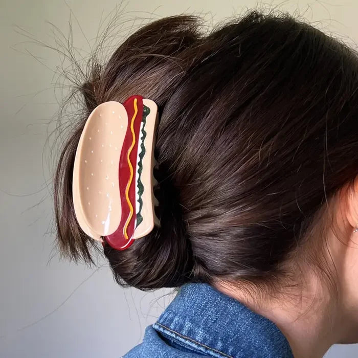 Large Hot Dog Claw Clip