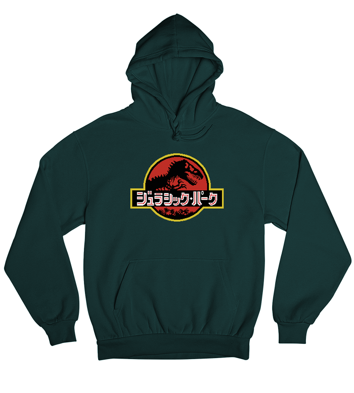 Jurassic Park Japanese Logo Hoodie