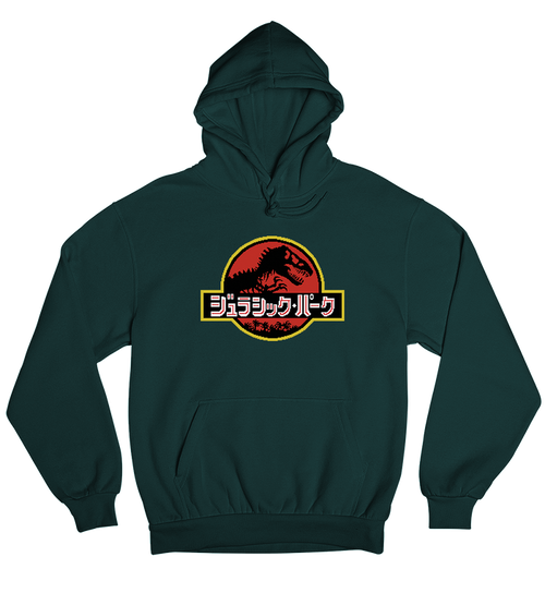 Jurassic Park Japanese Logo Hoodie