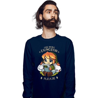 Long Sleeve Shirts, Unisex / Small / Navy