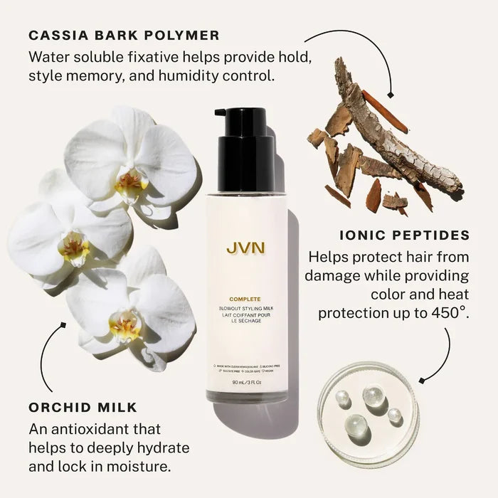 JVN  Complete Blowout Styling Milk NWOB 90ml