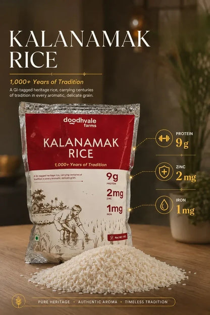 Kala Namak Rice + Khapli atta + Cow A2 Vedic Desi Ghee + Groundnut Oil Combo