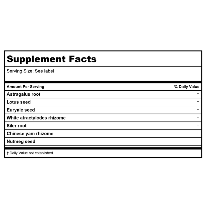 Kan Herb Chinese Modular Solutions Consolidate Qi 4 Ounce - Supplement Facts panel