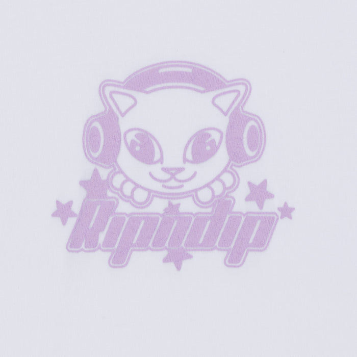 RIPNDIP Kawaii Nerm Cropped Baby Tee (White)