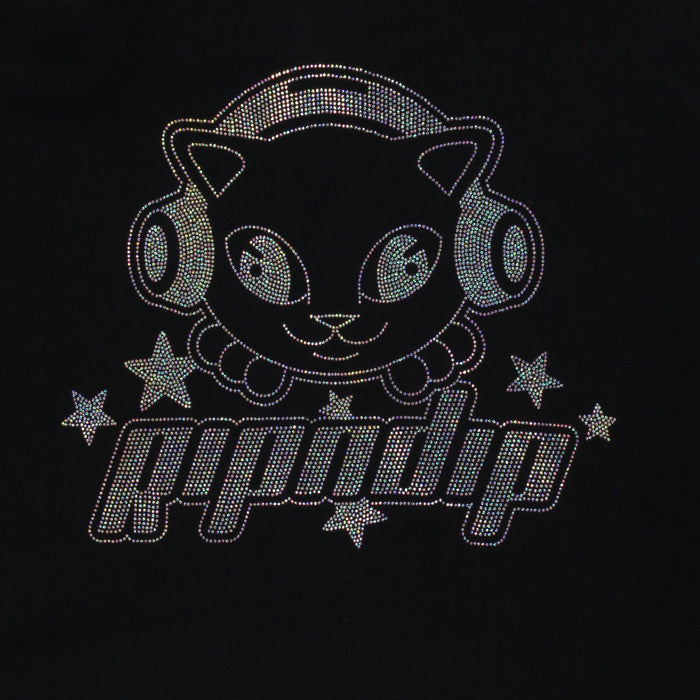 RIPNDIP Kawaii Nerm Cropped Hoodie (Black)