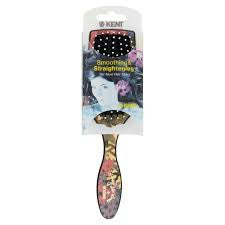 Kent Large Floral Cushioned Smoothing & Straightening Paddle Brush
