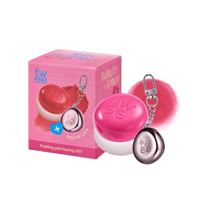 KEYRING LIP & CHEEK BLURRY PUDDING POT PK03 CHERRY - Blush 2 In 1 Cu Breloc Pentru Retusuri - skinseen.ro
