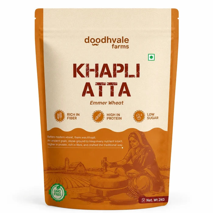 Khapli Atta – Cold Pressed | 5kg .
