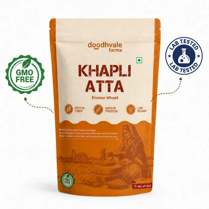 Khapli Atta – Cold Pressed | 5kg .