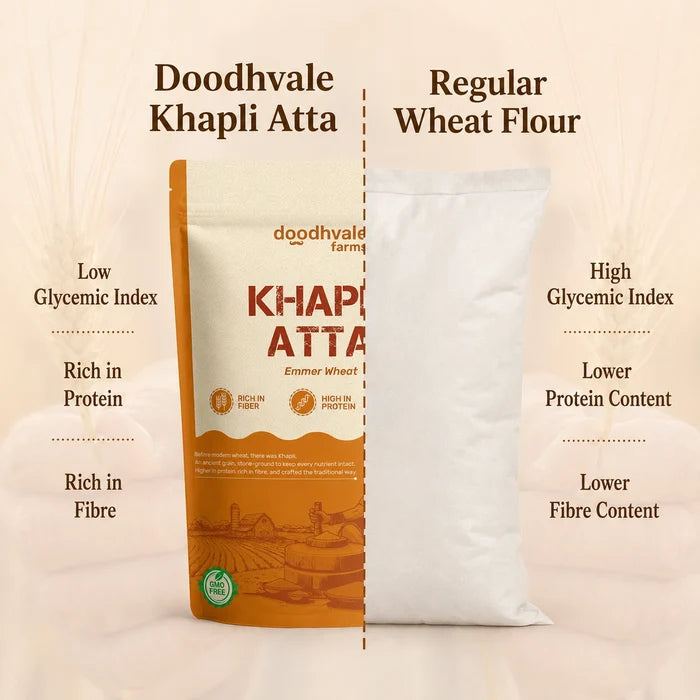 Khapli Atta – Cold Pressed | 5kg .