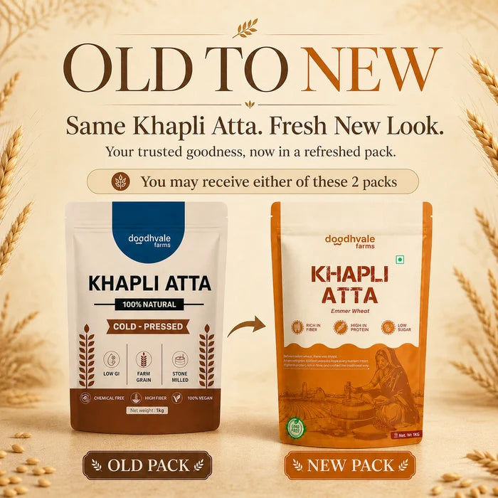Khapli Atta – Cold Pressed | 5kg .