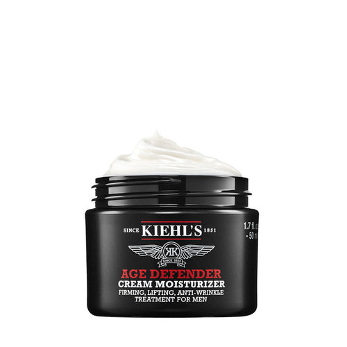 Kiehl's Age Defender Moisturizer Cream for Men With Caffeine & Linseed Extract (50 ml)