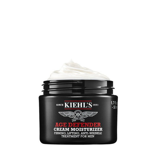 Kiehl's Age Defender Moisturizer Cream for Men With Caffeine & Linseed Extract (50 ml)