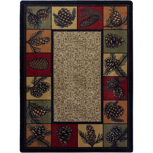 Image of an area rug, Kindred Cones OKA - Rustic