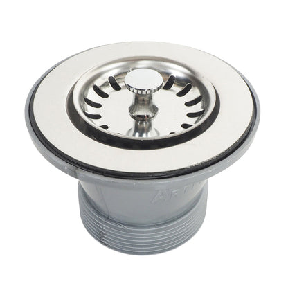 Kitchen Basket Waste & Plug 65mm (no screw) suits Single Belfast & Single Composite Sinks