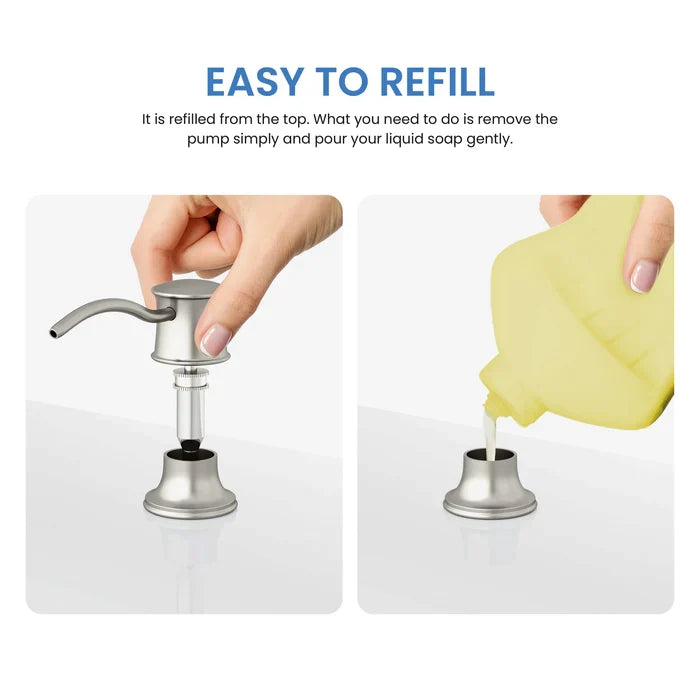 Kitchen Lead Free Solid Brass Construction Soap Dispenser - SD-101