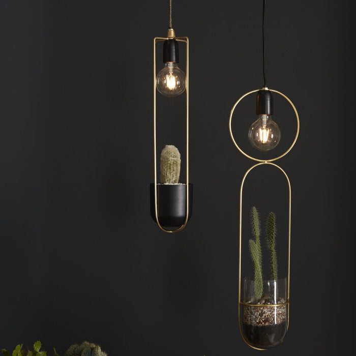 Kol Hanging Planter Lamp