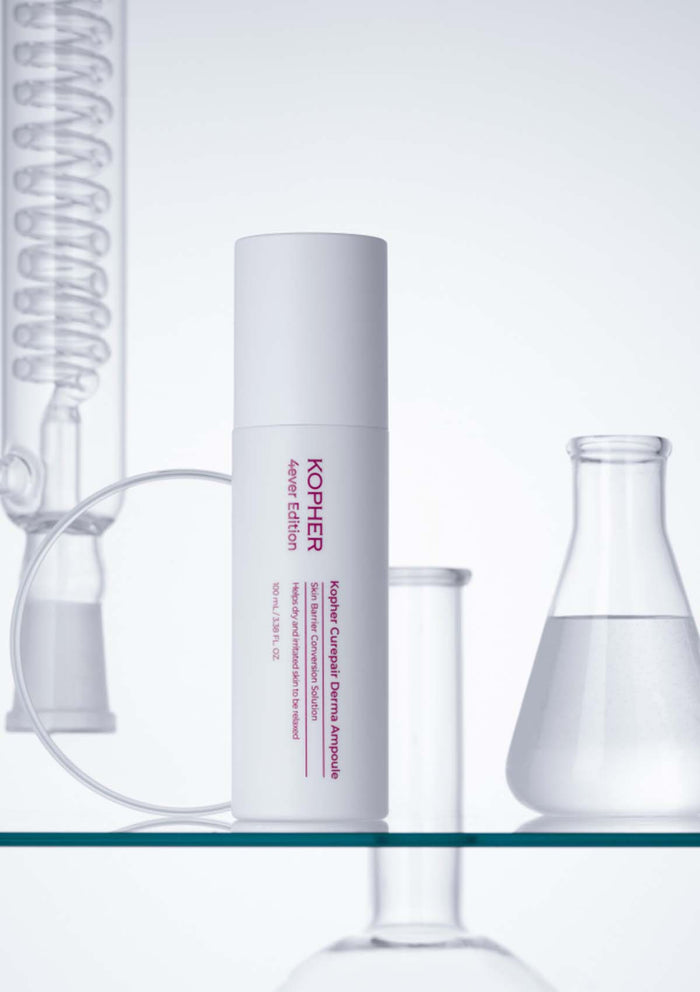 Skincare bottle with 'Kophier' branding on a white background