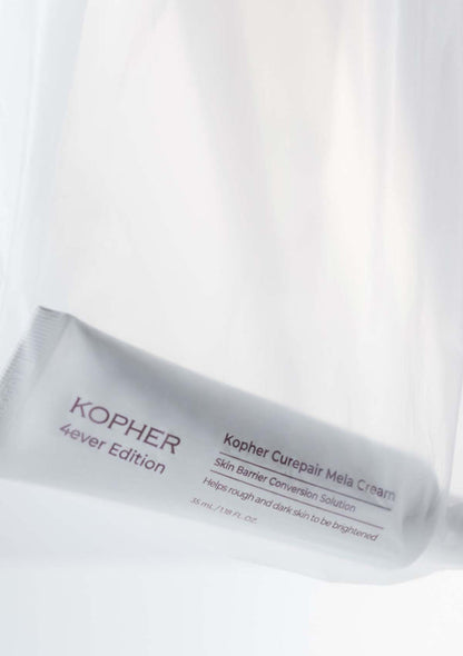 Kopher skincare product packaging on a white background