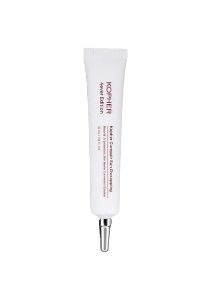 Kopher skincare tube on a white background