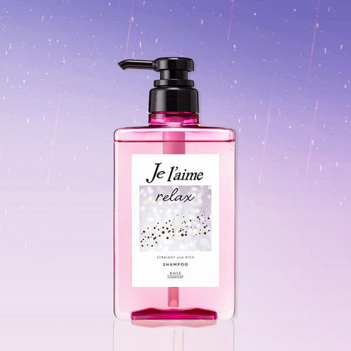KOSÉ Je l'aime Relax Midnight Repair Shampoo Straight & Rich 480 ml
