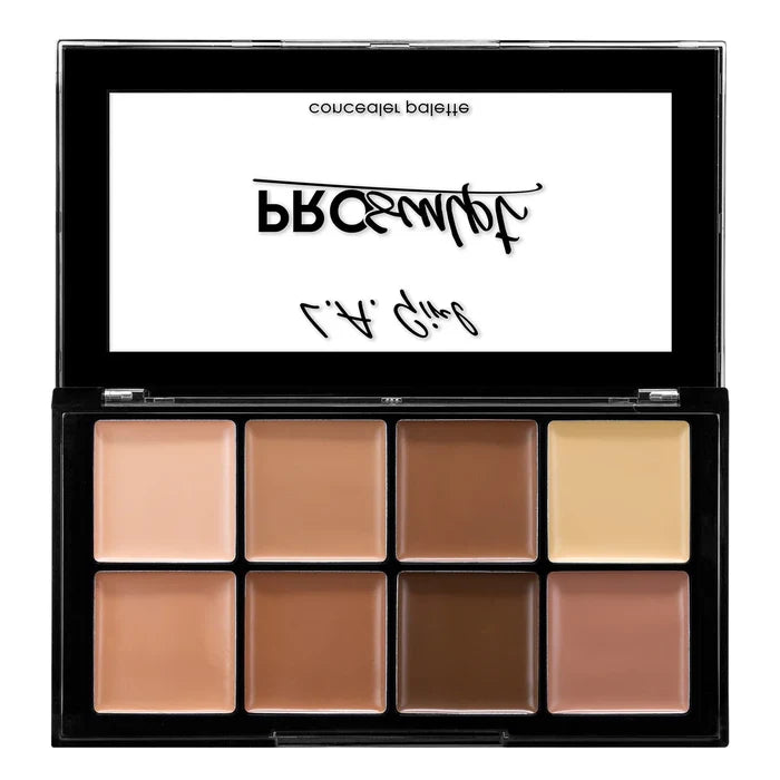 LA GIRL ProSculpt Concealer Palette GEP726 Medium 8 Colors باليت كونسيلر وكونتور من ال اي كيرل