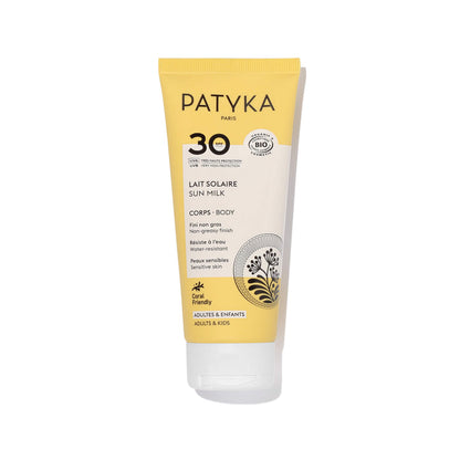 #seo: lait solaire corps SPF30 patyka