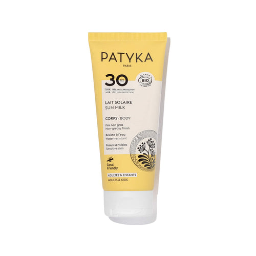 #seo: lait solaire corps SPF30 patyka