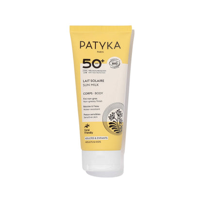 #seo: lait solaire corps SPF50+ patyka