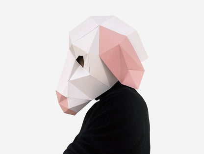 Lamb Mask <br> DIY Paper Mask Template