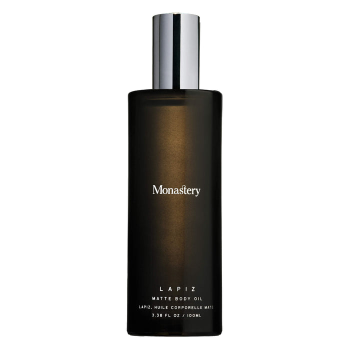 Bottle of Monastery Matte Body Oil Lapiz 100ml