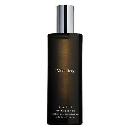 Bottle of Monastery Matte Body Oil Lapiz 100ml