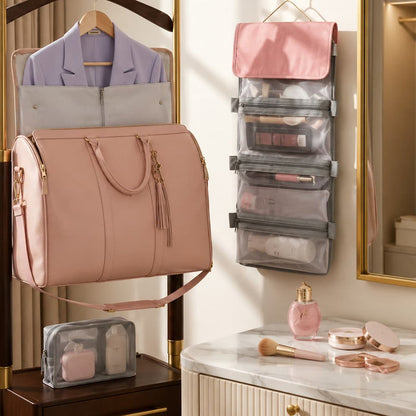 Pink +  additional Cosmetic bag