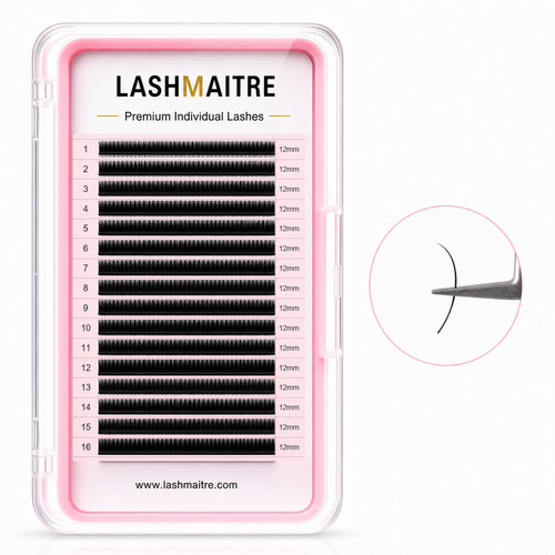 LASHMAITRE Premium Classic Individual Lash Extensions 0.20mm 16 row 12mm product image